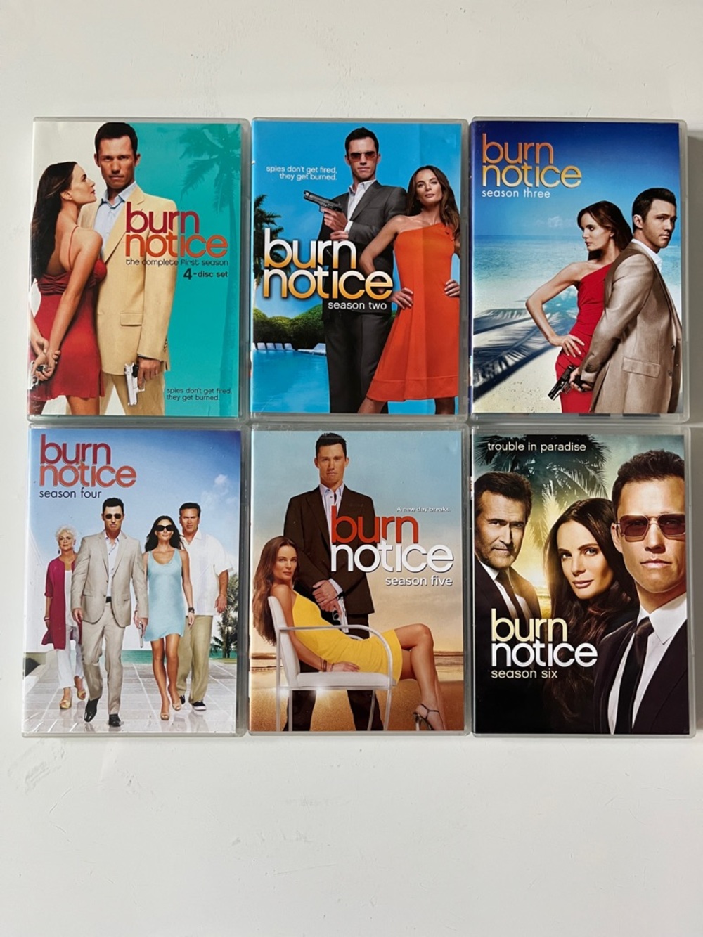 Burn Notice DVD Complete Series Seasons 1-6 Box Set